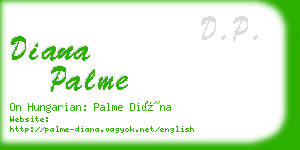 diana palme business card